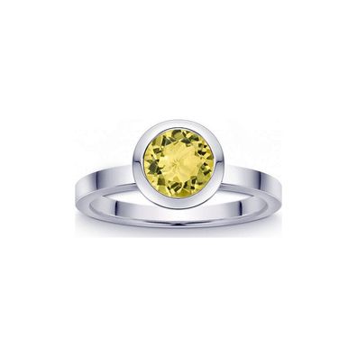 Quinn - Silberring mit Lemonquarz - 021809648 - Weite 56