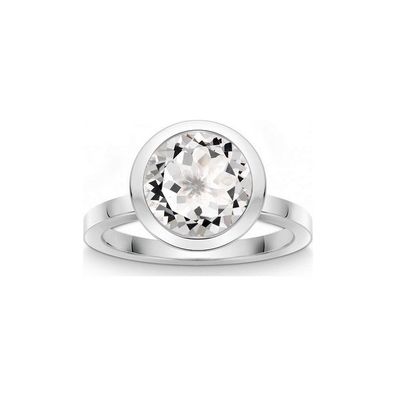 Quinn - Silberring mit Weißtopas - 021804620 - Weite 56