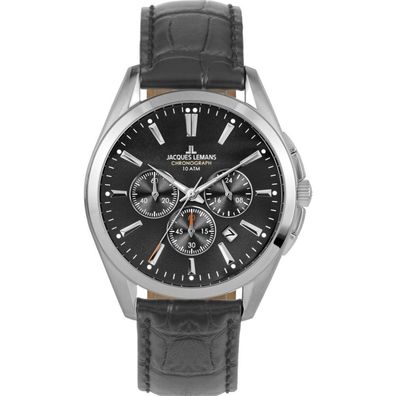 Jacques Lemans - Armbanduhr - Herren - Chronograph - Quarz - Derby - 1-1945.1A
