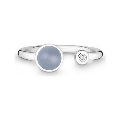 QUINN - Ring - Damen - Silber 925 - Wess. (H) / piqué - Weite 56 - 0211916151