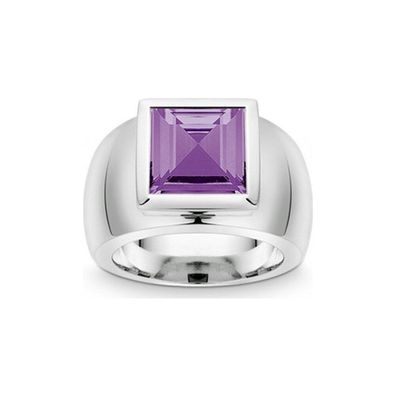 Quinn - Silberring mit Amethyst - 021834733 - Weite 58