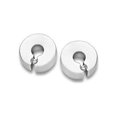 Danish Design - Titanohrstecker Haarby mit Diamant 0,02 ct - IJ114E1D