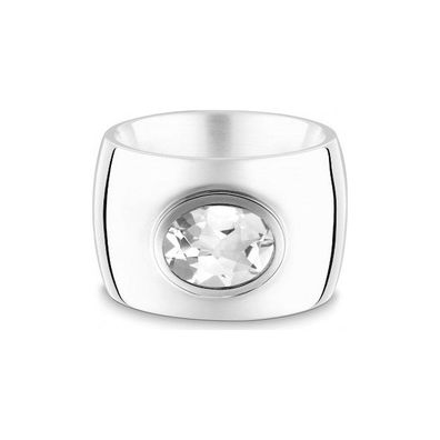 QUINN - Ring - Damen - Silber 925 - Edelstein - Weißtopas - Weite 56 - 21039620