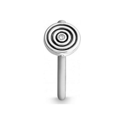 QUINN - Ring - Silber - Diamant - Wess. (H) - Weite 56 - 212346