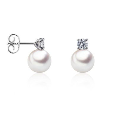 Luna-Pearls - 312.1609 - Ohrstecker - Damen - 750 Weißgold - Brill. H-SI 0.40ct