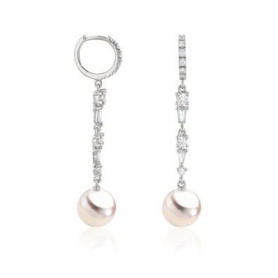 Luna-Pearls - 312.1673 - Ohrhänger - Damen - 750 Weißgold - Diam. 0.44ct