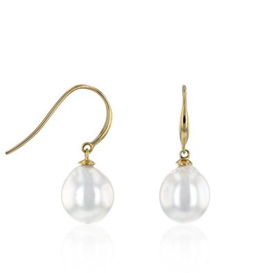 Luna-Pearls - 314.0327 - Ohrhaken - Damen - 585 Gelbgold