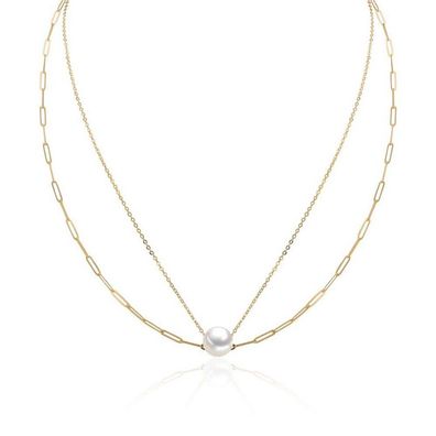 Luna-Pearls - 216.0960 - Collier - Damen - 750 Gelbgold