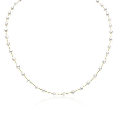 Luna-Pearls - 216.0928 - Collier - Damen - 585 Gelbgold