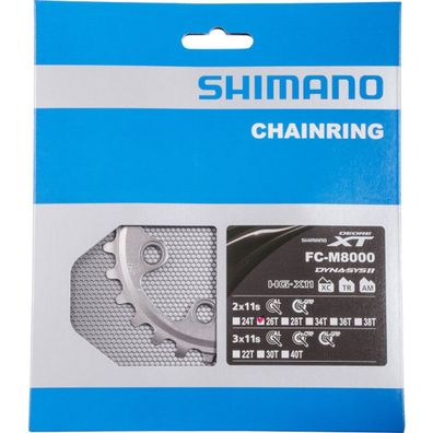 Shimano Kettenblätter DEORE XT FC-M8000 2f. 26Z. BC f. 36-26Z. Alu