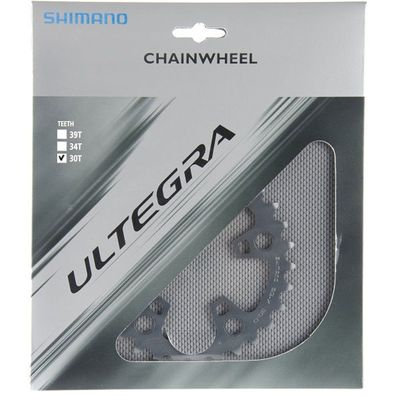 Shimano Kettenblätter Ultegra FC-6703 30 Zähne 92mm Aluminium silber Fahrrad