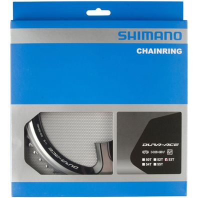 Shimano Kettenblätter DURA-ACE FC-9000 53Z. MD 110mm Alu/Carbon... silber sz