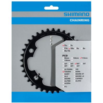 Shimano Kettenblätter TIAGRA FC-4700 36 Zähne 110mm Aluminium Fahrrad