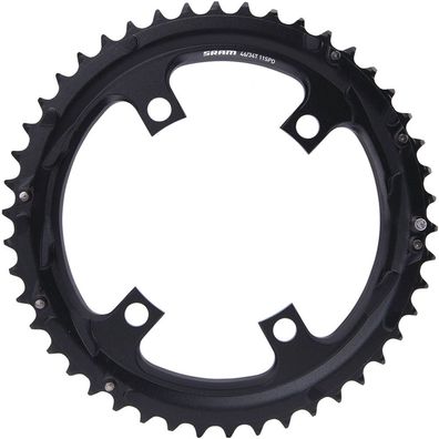 SRAM Kettenblatt S390 4-Arm 46 Zähne, Aluminium, f. 34/46 schwarz