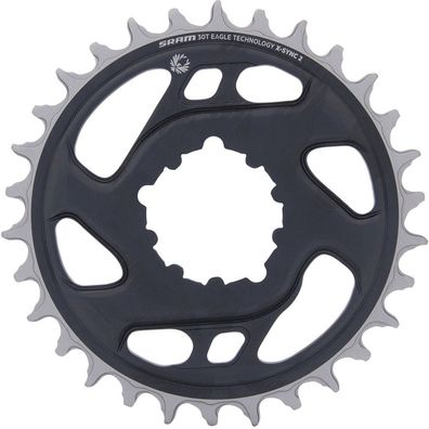 SRAM Kettenblatt X-Sync 2 f. 1x12 Eagle 6mm, 3mm Offset, 30Zähne schwarz