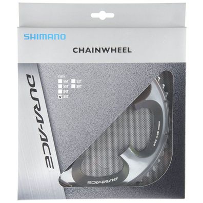 Shimano Kettenblätter DURA-ACE FC-7900 53 Zähne B 130mm Aluminium silber Fahrrad