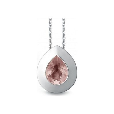 QUINN - Halskette - Damen - Silber 925 - Edelstein - Rosa Quarz - 27254930