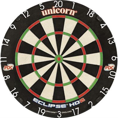 Unicorn Eclipse HD2 Pro - TV Edition Bristle Board | Dartborard Platte Dartscheibe