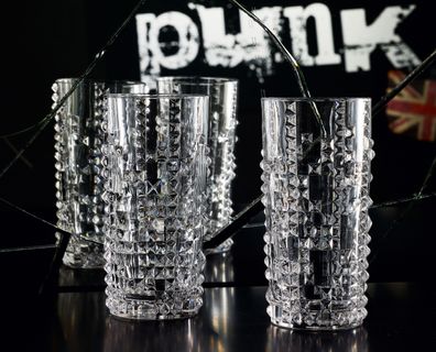 Nachtmann Longdrinkbecher Punk 4er Set 390ml 15,1cm Ø7,5cm 1 Stck. 800156 (EKB)