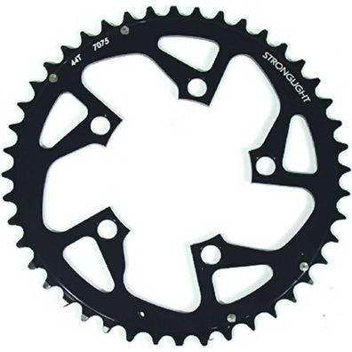 Stronglight MTB-Kettenblatt 44Z. schwarz ca. 150g S262038 3700223703647 Fahrrad