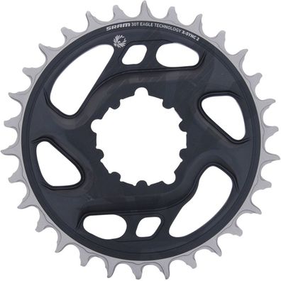 SRAM Kettenblatt X-Sync 2 f. 1x12 Eagle 6mm, 6mm Offset, 30Zähne schwarz