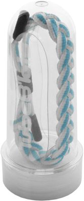 Tubelaces Armband TubeBlet White/Neonblue