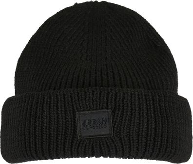 Urban Classics Mütze Knitted Wool Beanie Black