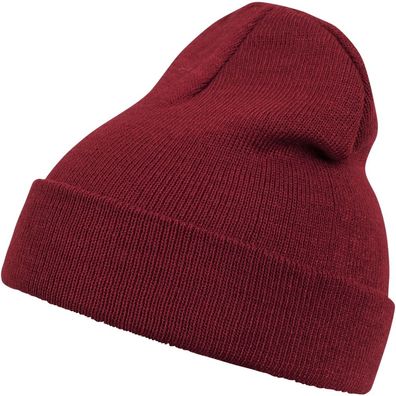 MSTRDS Beanie Beanie Basic Flap Maroon