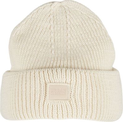 Urban Classics Mütze Knitted Wool Beanie Whitesand