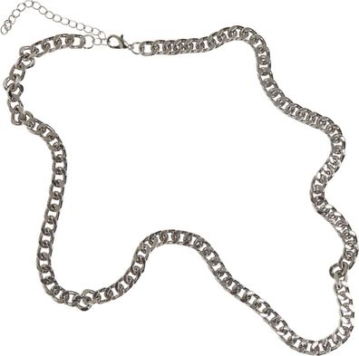 Urban Classics Long Basic Chain Necklace Silver