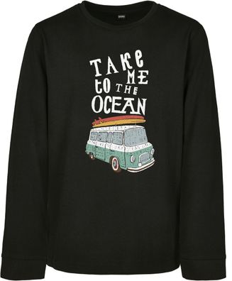 Mister Tee Longsleeve Kids Take Me To The Ocean Longsleeve Black