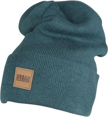 Urban Classics Beanie Leatherpatch Long Beanie Jasper