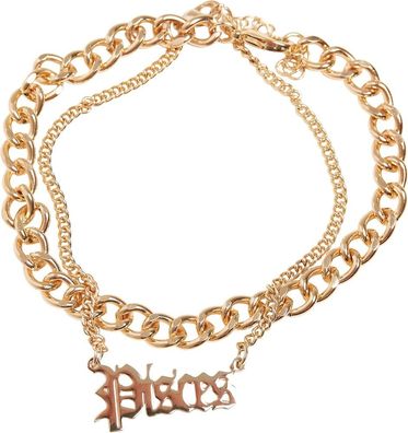 Urban Classics Zodiac Golden Anklet Pisces