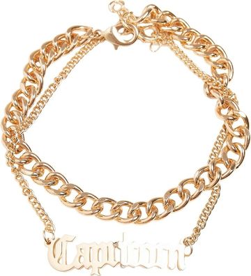 Urban Classics Zodiac Golden Anklet Capricorn