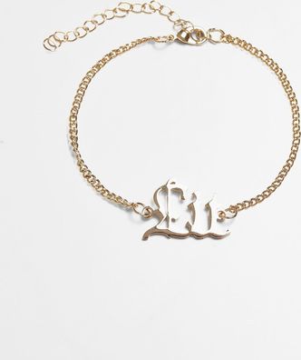 Mister Tee Lit Chunky Bracelet Gold