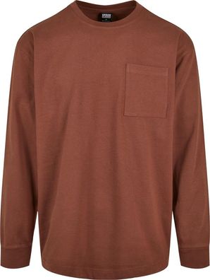 Urban Classics Heavy Oversized Pocket Longsleeve Bark