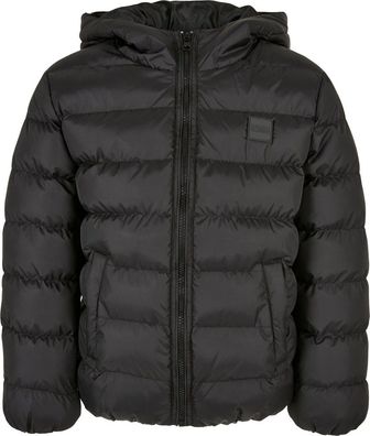 Urban Classics Jungen Boys Basic Bubble Jacket Black/Black/Black