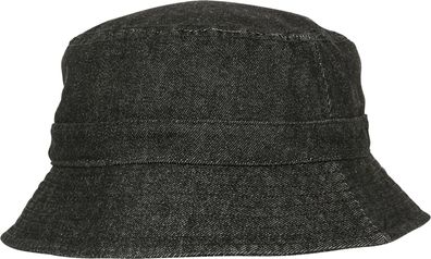 Flexfit Cap Denim Bucket Hat Black/Grey