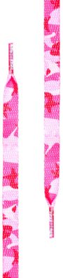 Tubelaces Schnürsenkel Special Flat Pink Camouflage