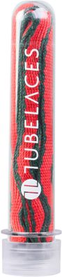 Tubelaces Schnürsenkel Lux Pack (5er) Red/Green-130 cm