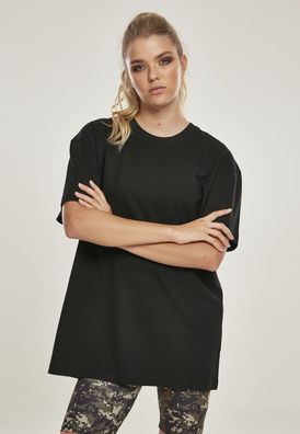 Urban Classics Female Shirt Ladies Oversized Boyfriend Tee Black