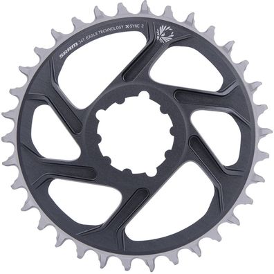 SRAM Kettenblatt X-Sync 2 f. 1x12 Eagle 6mm, 6mm Offset, 34Zähne schwarz