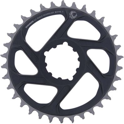 SRAM Kettenblatt X-Sync 2 f. 1x12 Eagle 6mm, 3mm Offset, 34Zähne schwarz