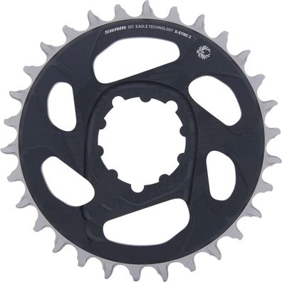 SRAM Kettenblatt X-Sync 2 f. 1x12 Eagle 6mm, 4mm Offset, 30Zähne schwarz