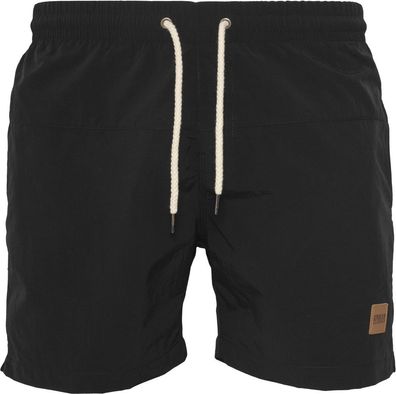 Urban Classics Kinder Badehose Boys Block Swim Shorts Black