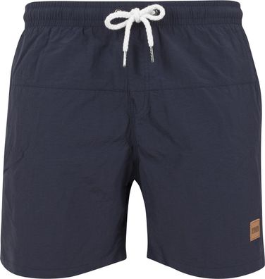 Urban Classics Kinder Badehose Boys Block Swim Shorts Navy