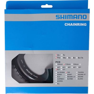 Shimano Kettenblätter 105 FC-R7000 52Z. MT 110mm Alu/Glasfaser Kunststoff sz