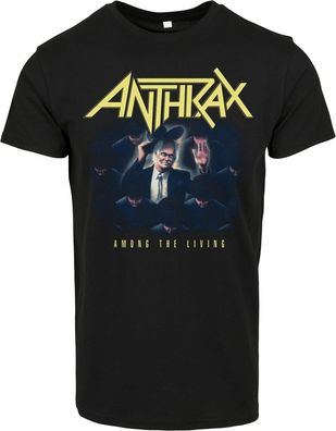 Merchcode Anthrax Among The Living Follow Me Tee Black