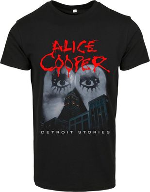 Merchcode Alice Cooper Detroit Stories Tee Black