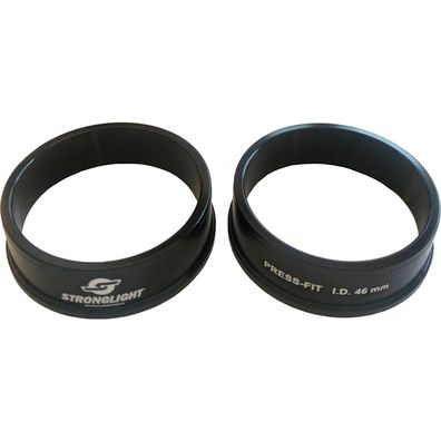 Stronglight Innenlager Adapter von Pressfit 30 auf BB86/89/92 schwarz Fahrrad